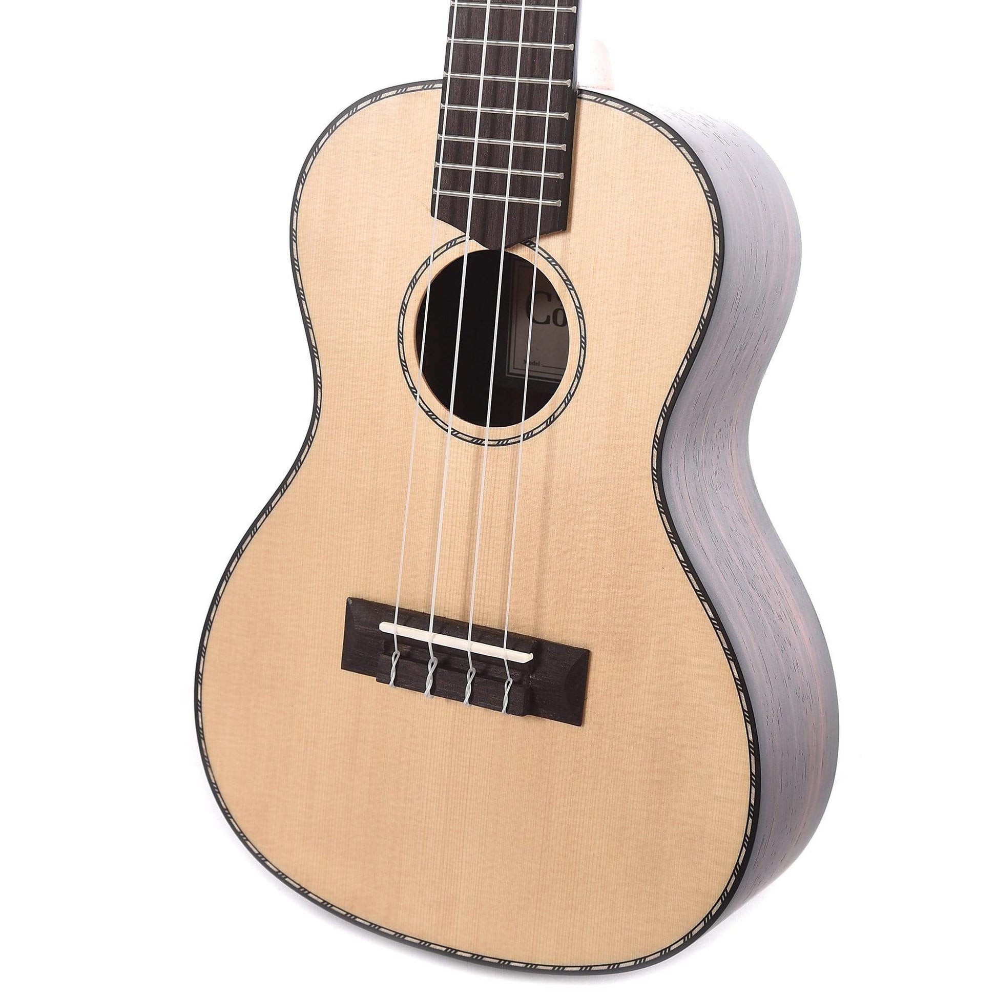 Cordoba 21C Concert Ukulele Exotic Striped Ebony Folk Instruments / Ukuleles