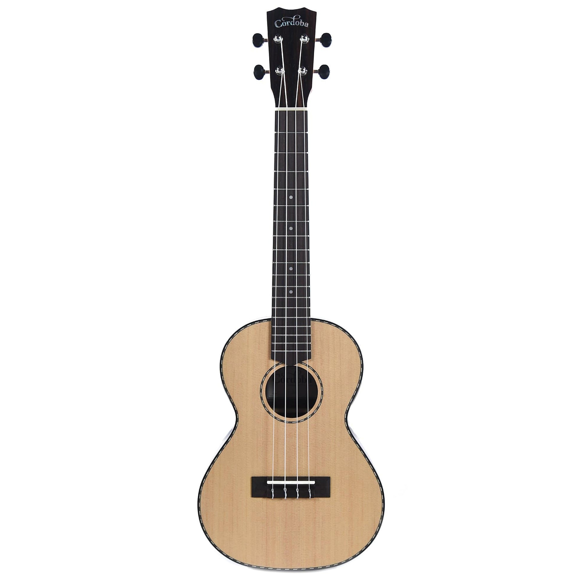 Cordoba 21T Tenor Ukulele Exotic Striped Ebony Folk Instruments / Ukuleles