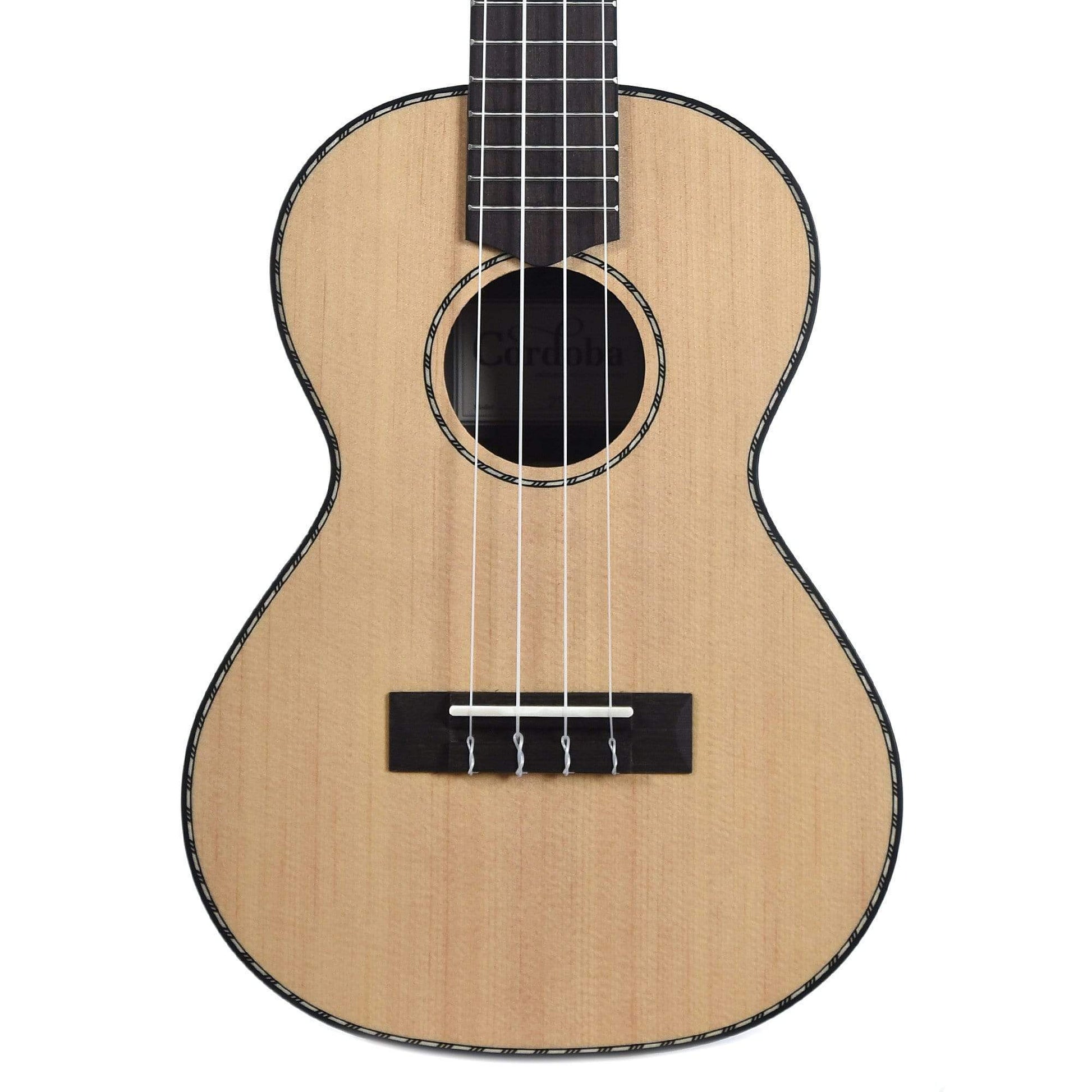 Cordoba 21T Tenor Ukulele Exotic Striped Ebony Folk Instruments / Ukuleles