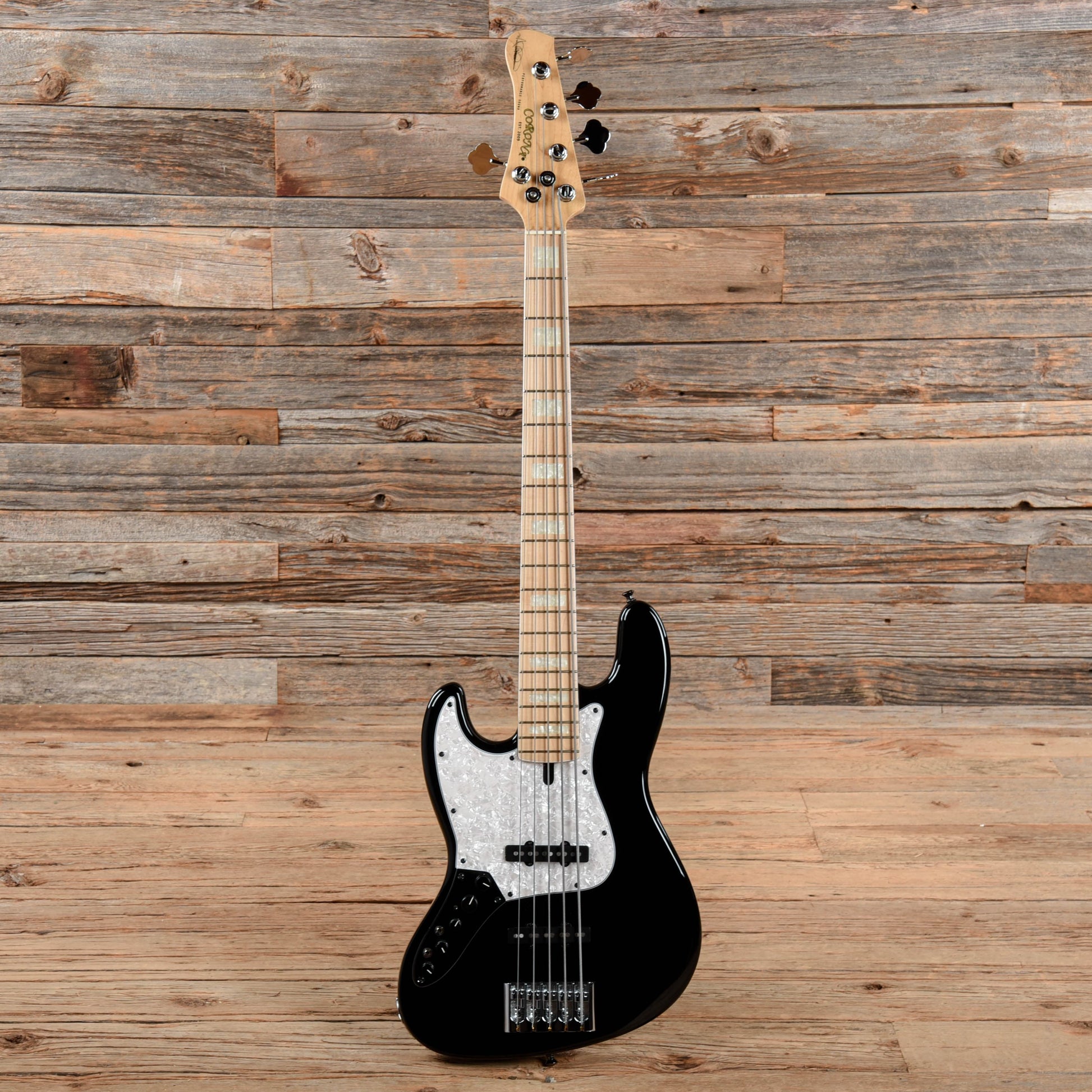 Corona MLD-5 Melvin Lee Davis Signature 5-String Black  LEFTY Bass Guitars / 5-String or More
