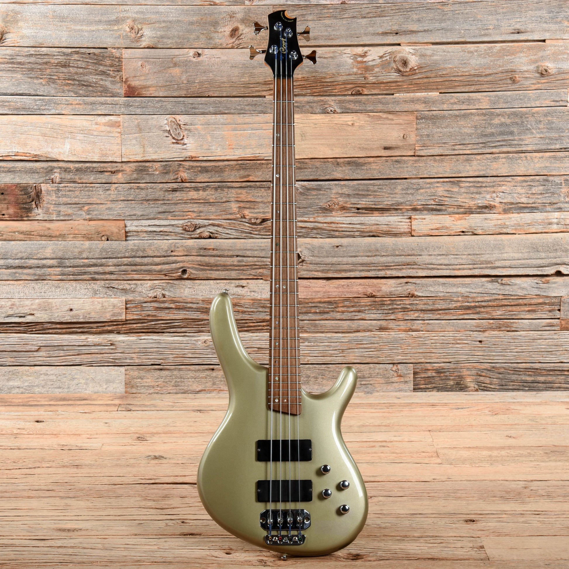 Cort C4 Silver Bass Guitars / 4-String