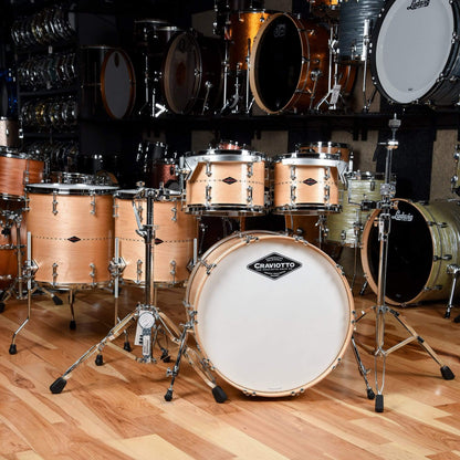 Craviotto 10/12/14/16/22 5pc. Drum Kit Solid Shell Maple w/Maple Inlay Drums and Percussion / Acoustic Drums / Full Acoustic Kits