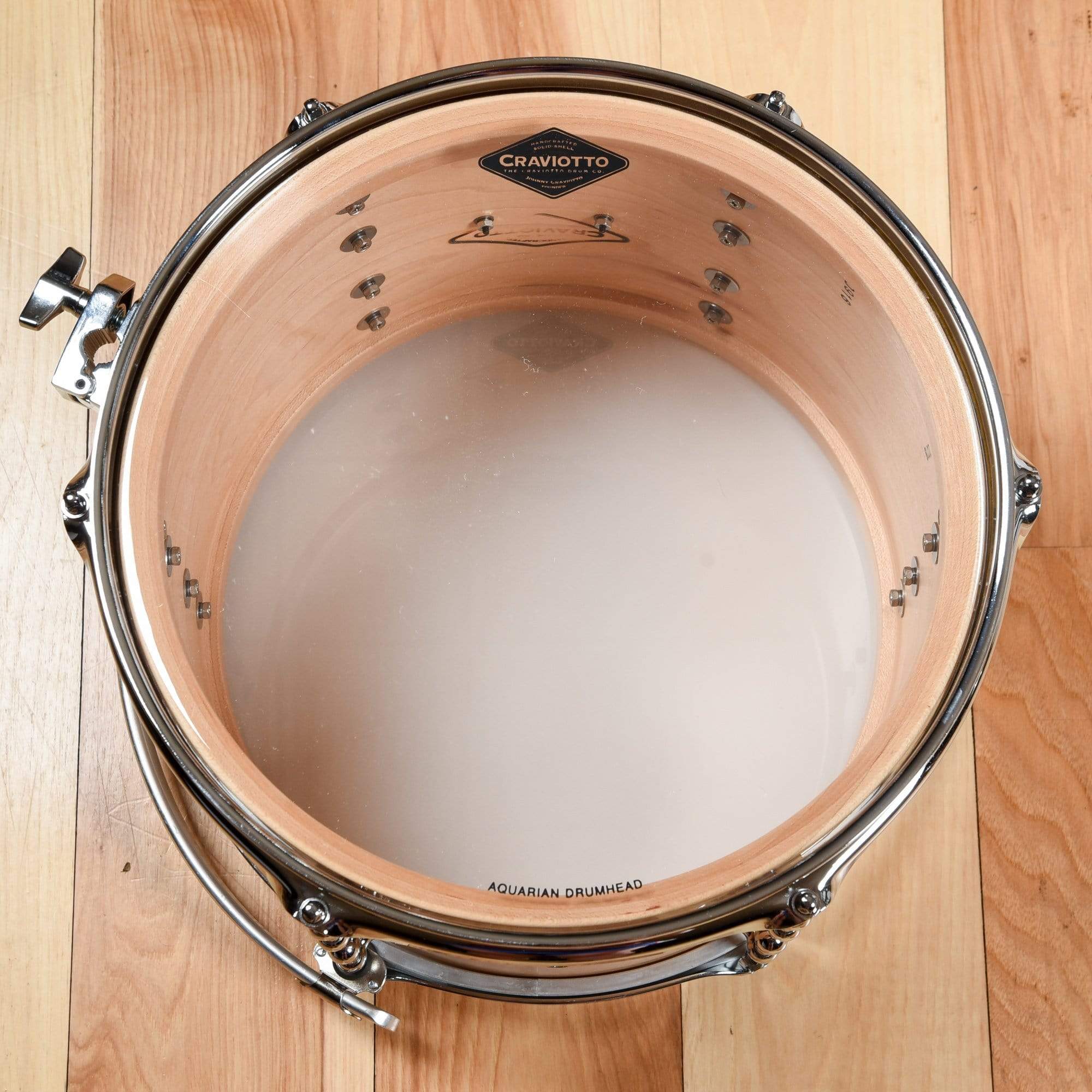 Craviotto 10/12/14/16/22 5pc. Drum Kit Solid Shell Maple w/Maple Inlay Drums and Percussion / Acoustic Drums / Full Acoustic Kits