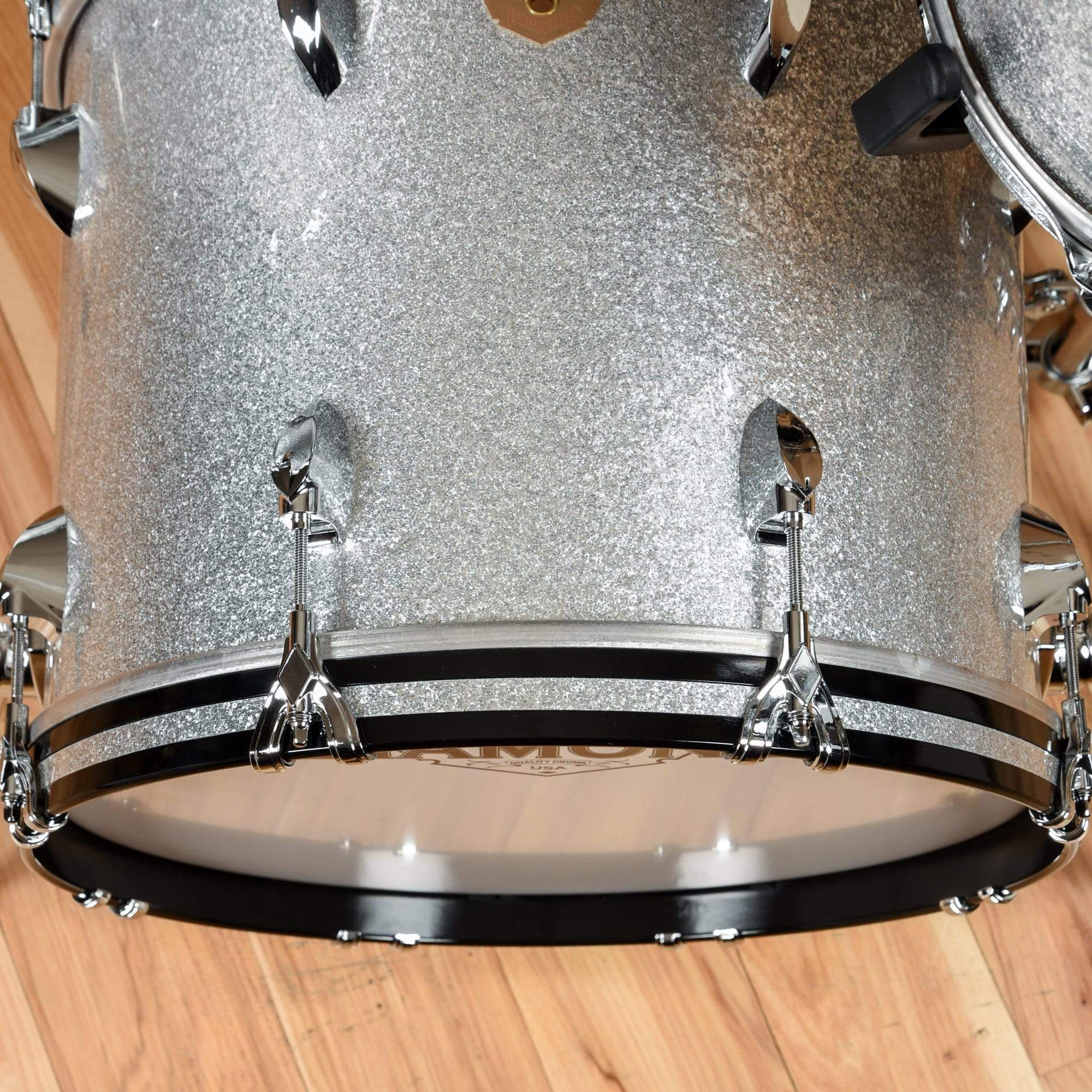 Craviotto Diamond Series 12/14/18 3pc. Drum Kit Silver Sparkle Drums and Percussion / Acoustic Drums / Full Acoustic Kits