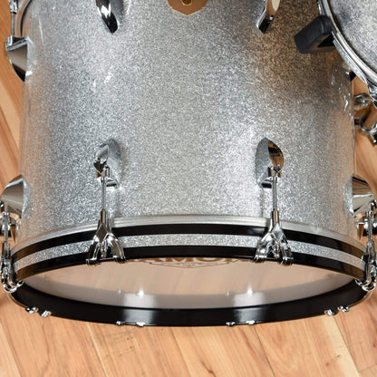Craviotto Diamond Series 12/14/18 3pc. Drum Kit Silver Sparkle Drums and Percussion / Acoustic Drums / Full Acoustic Kits