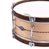 Craviotto 5.5x14 Solid Maple Super Swing Snare Drum w/Walnut Inlay & Brown Stained Wood Hoops Drums and Percussion / Acoustic Drums / Snare
