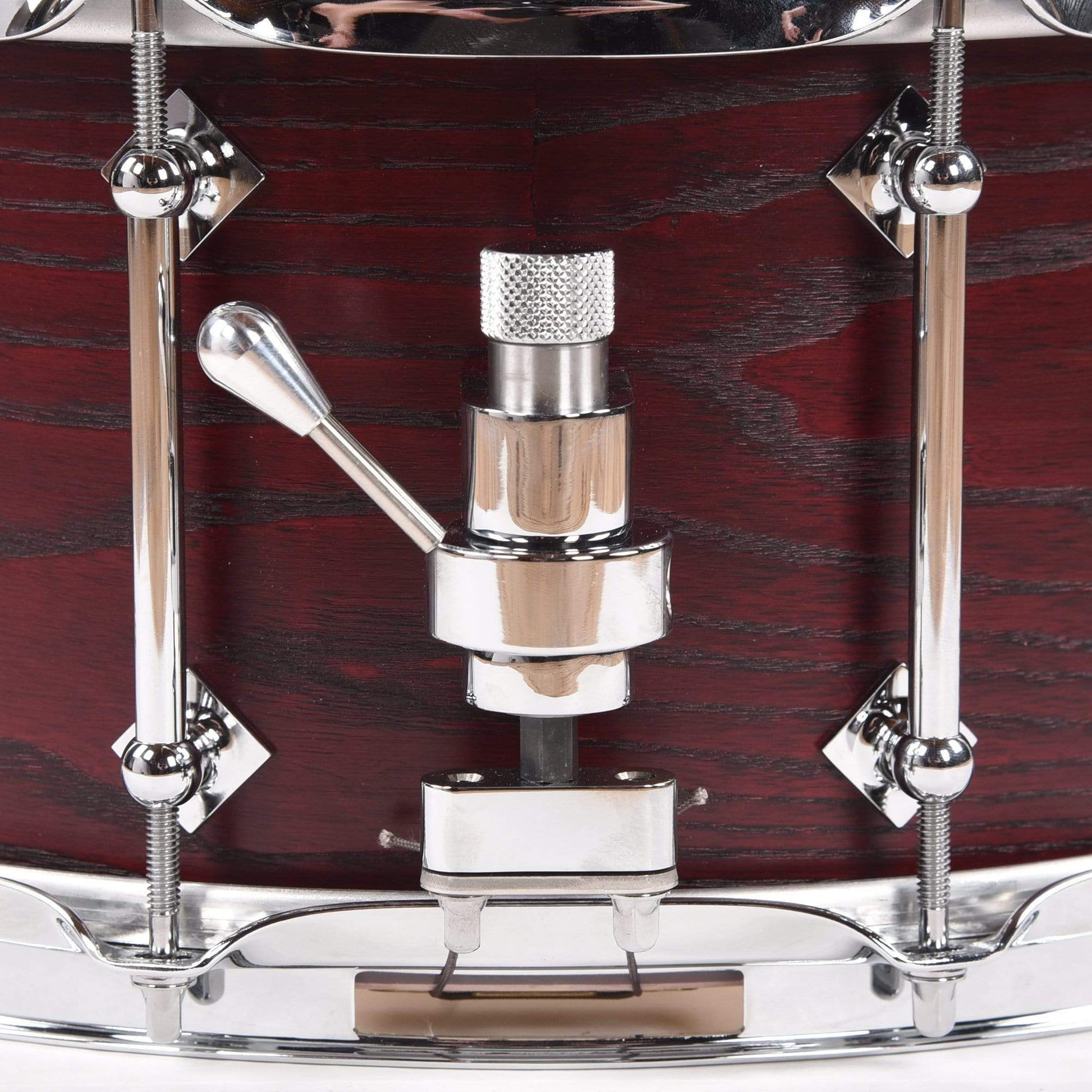 Craviotto 6.5x14 Burned Grain Ash Snare Drum Black Cherry Stain Drums and Percussion / Acoustic Drums / Snare