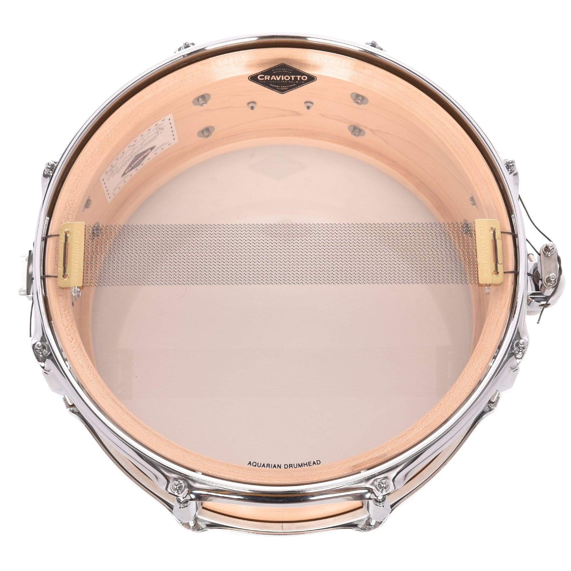 Craviotto 6.5x14 Heritage Series 8-Lug Solid Maplde Snare Drum Drums and Percussion / Acoustic Drums / Snare
