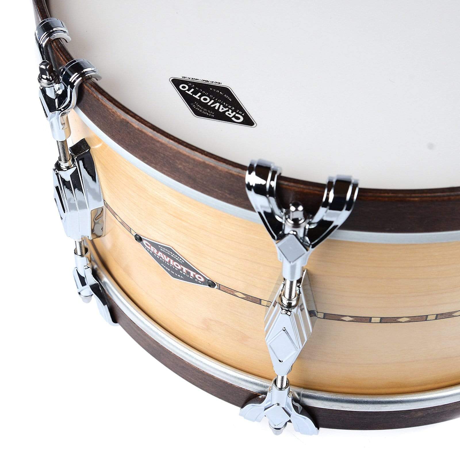 Craviotto 7x14 Super Swing Series Maple Snare Drum w/Wood Hoops