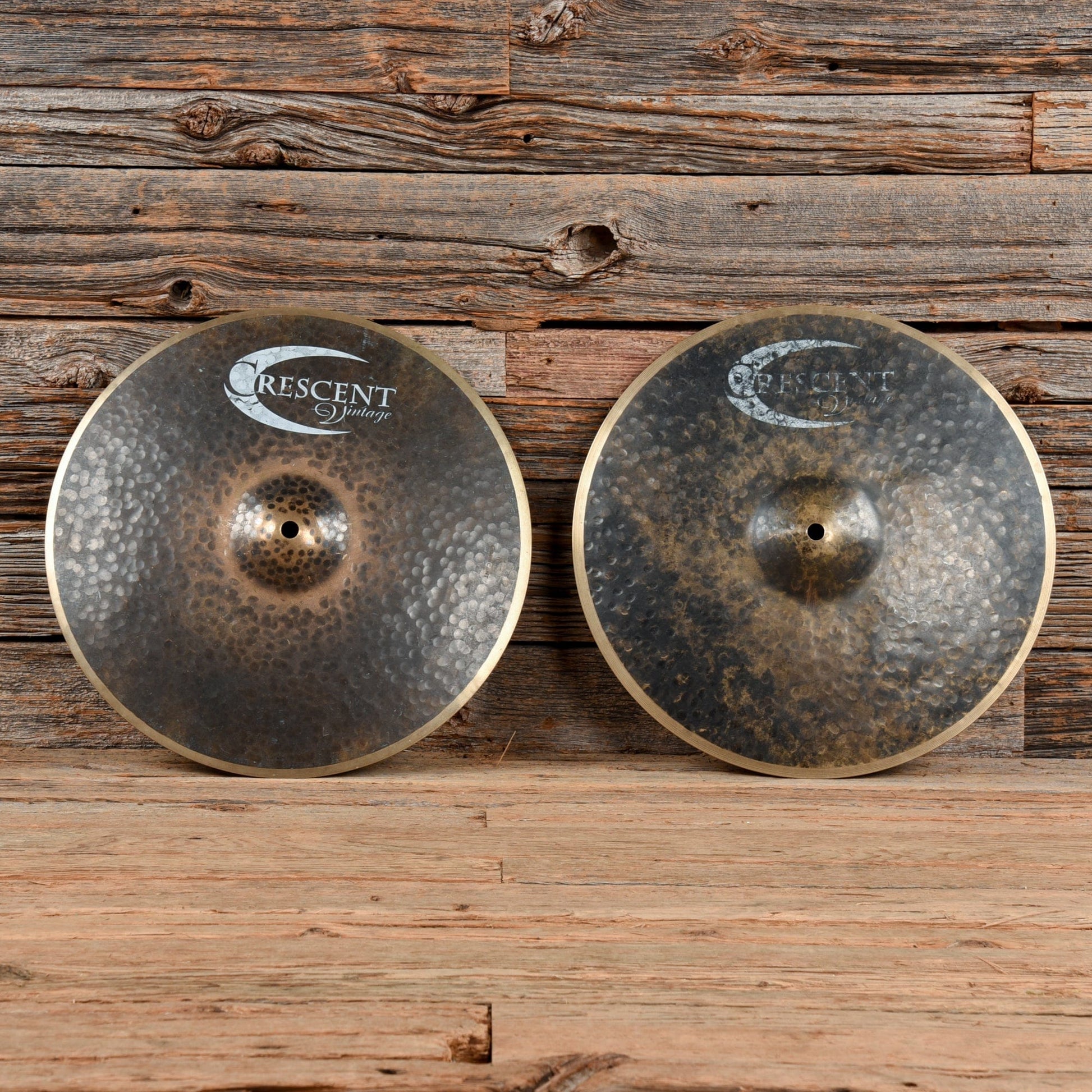 Crescent 14" Vintage Hi Hats USED Drums and Percussion / Cymbals / Hi-Hats