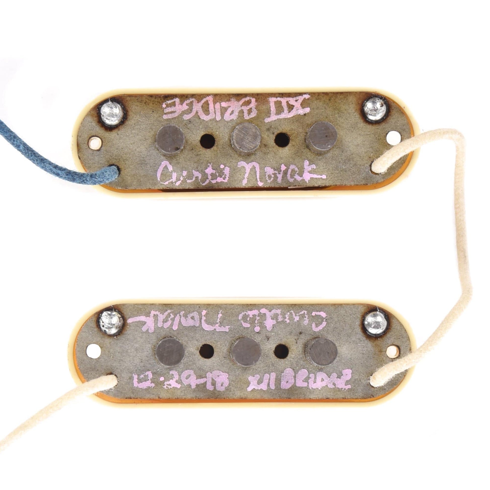 Curtis Novak Electric XII Bridge Pickup w/Cream Cover (2-Pieces) Parts / Guitar Pickups