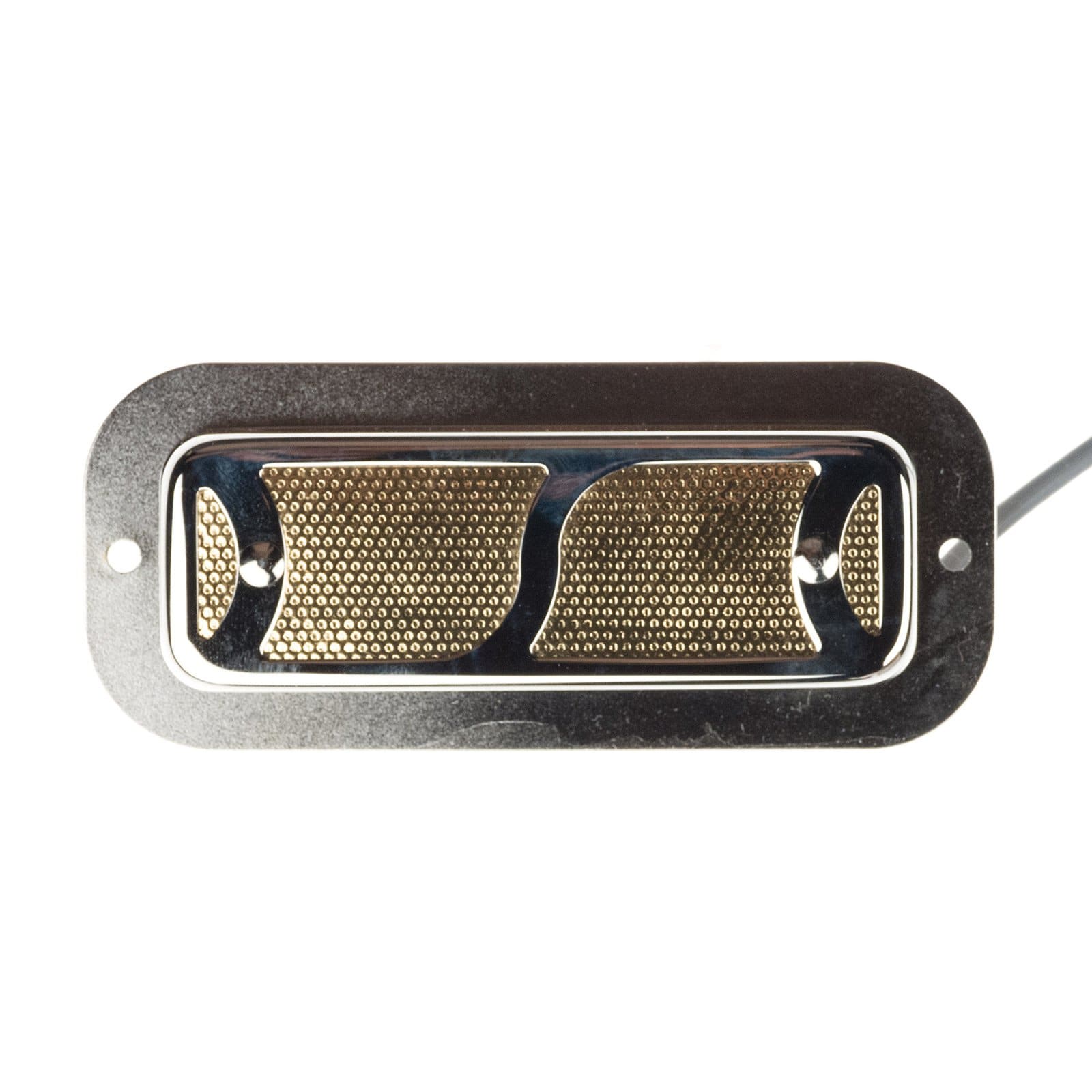 Curtis Novak Goldfoil S-Grille Pickup w/2mm Elevated Bezel Parts / Guitar Pickups