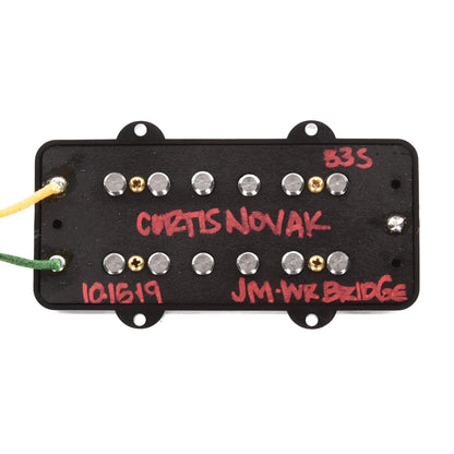 Curtis Novak Jazzmaster Widerange Humbucker Bridge Pickup Black Parts / Guitar Pickups