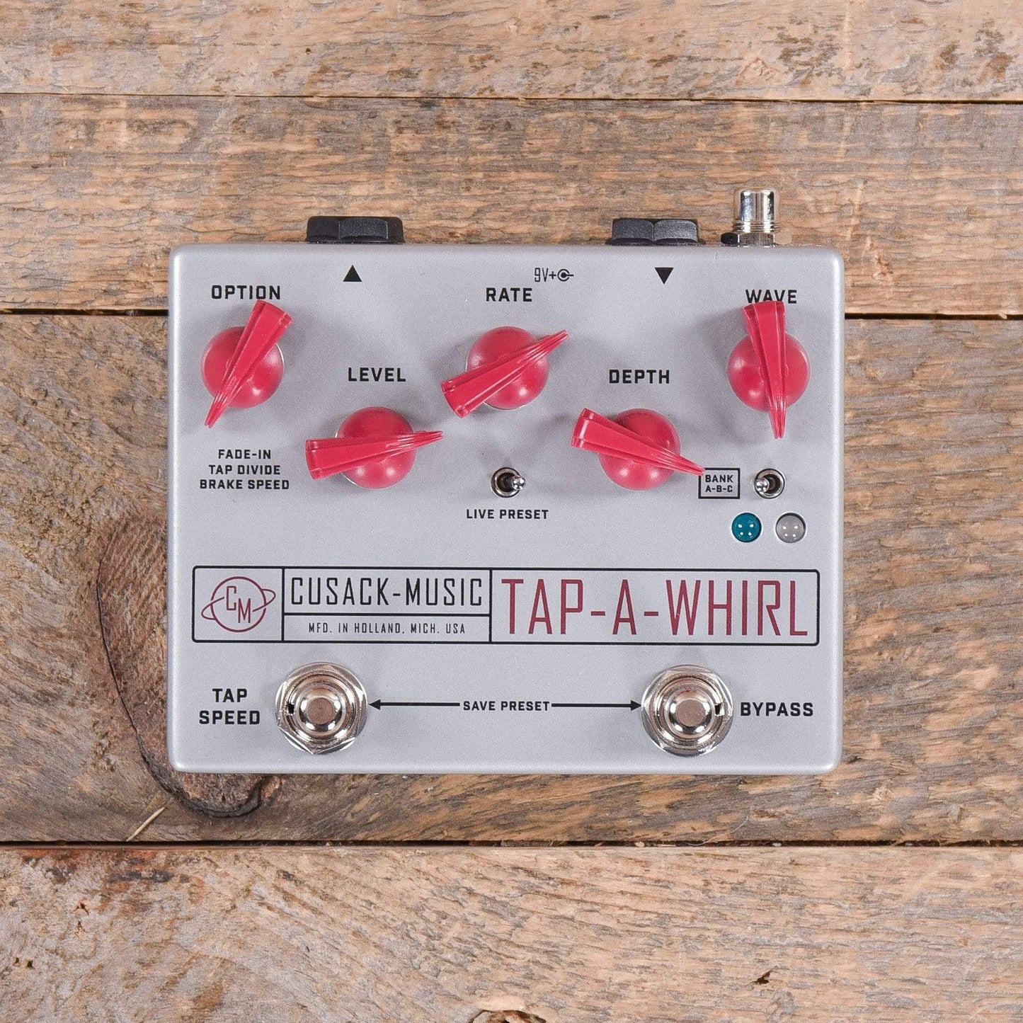 Cusack Music Tap A Whirl Analog Tremolo w/ Tap Tempo V3 Effects and Pedals / Tremolo and Vibrato