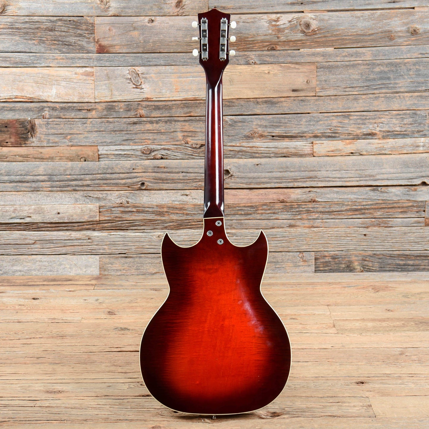 Custom Kraft Red Devil Red Burst 1960s Electric Guitars / Hollow Body