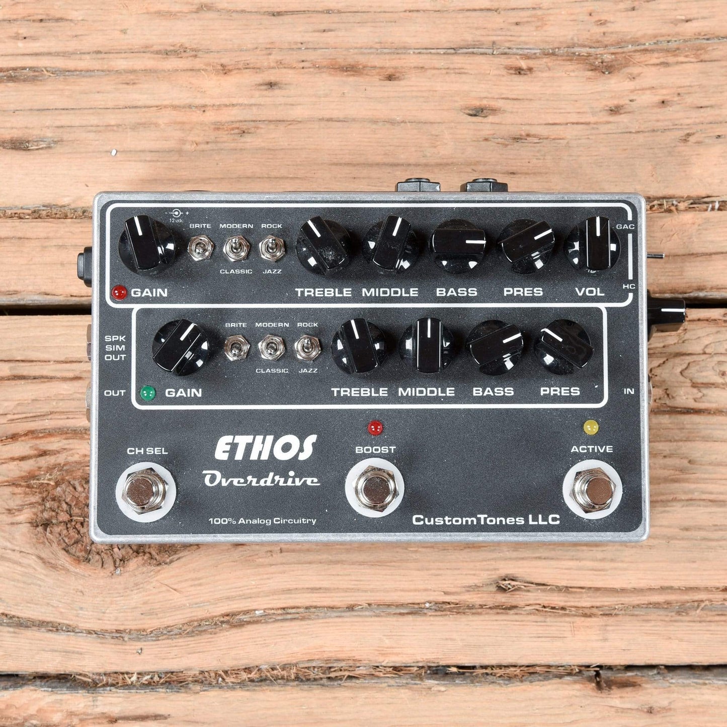 Custom Tones Ethos Overdrive Effects and Pedals / Overdrive and Boost