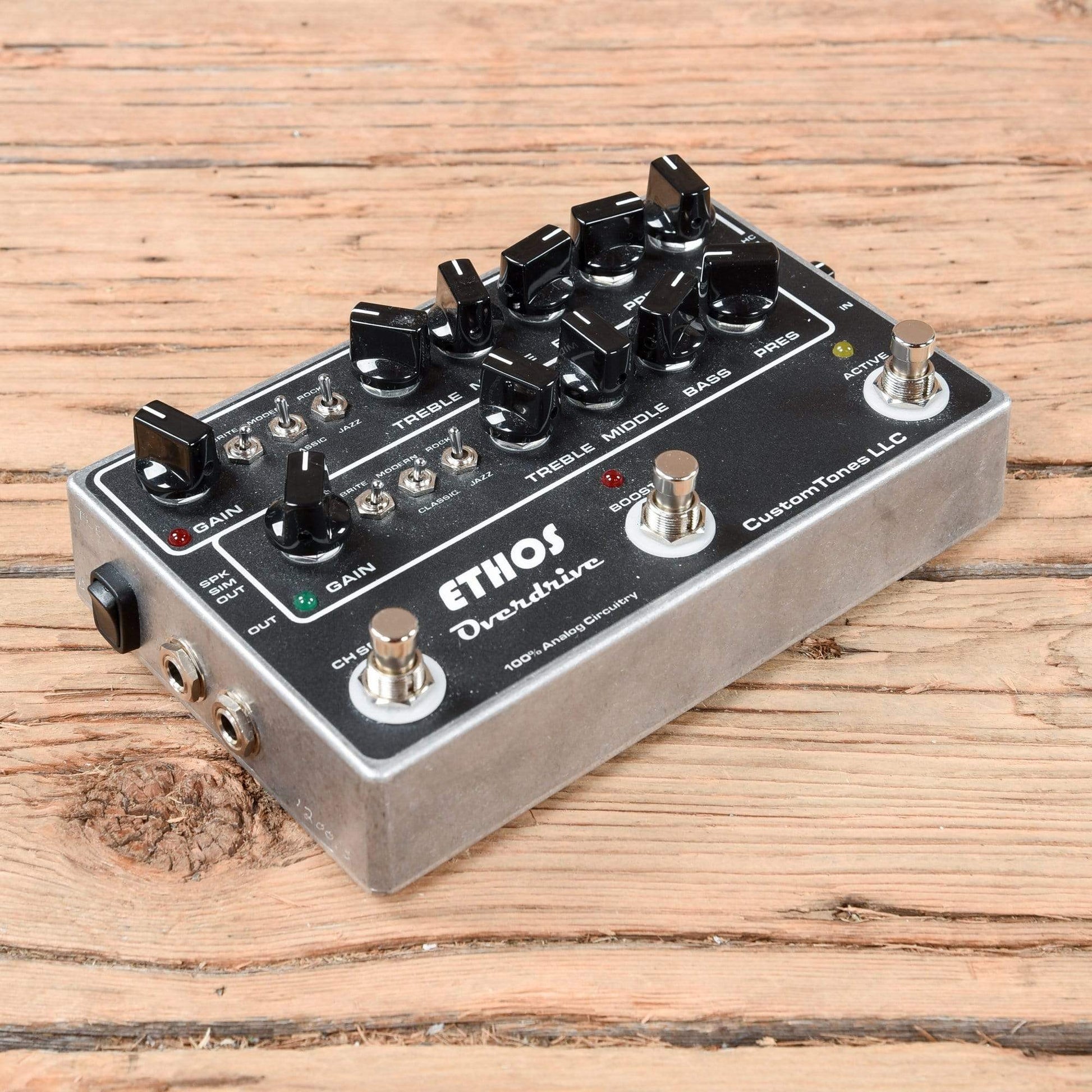 Custom Tones Ethos Overdrive Effects and Pedals / Overdrive and Boost