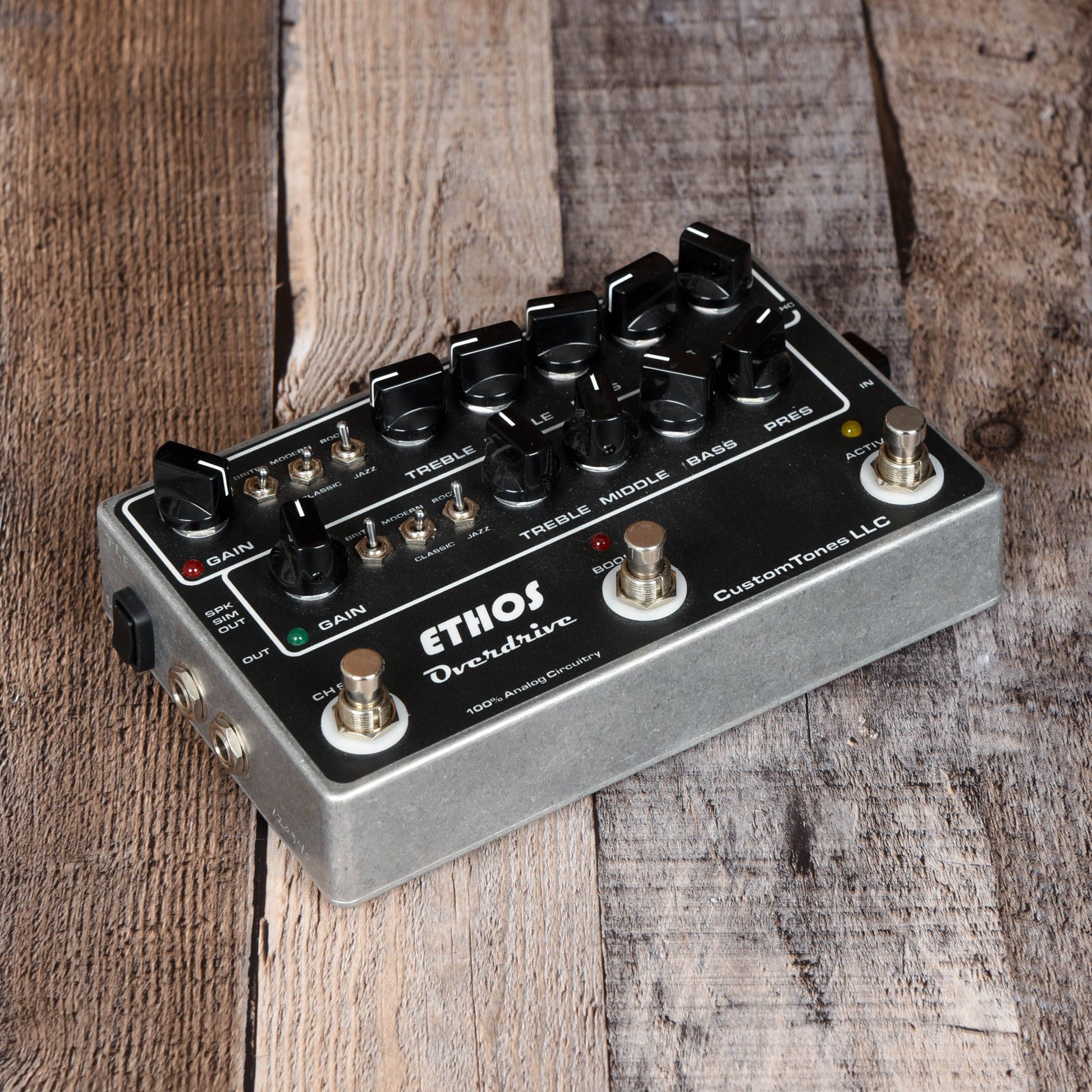 ethos guitar pedal Custom Tones Ethos Overdrive w/Effects Loop