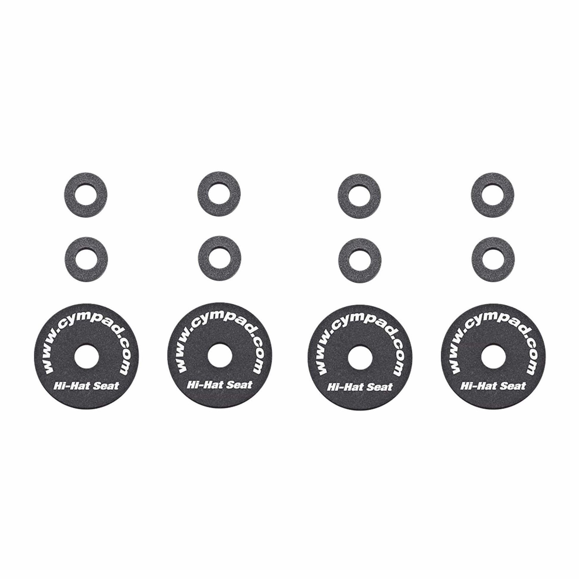 Cympad Optimizer 3-Piece Hi-Hat Felt Set (4 Pack Bundle) Drums and Percussion / Parts and Accessories / Drum Parts