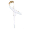 D&A Guitar Gear Pro-Performance Quilted Leather Guitar & Bass Strap Glacier White Accessories / Straps