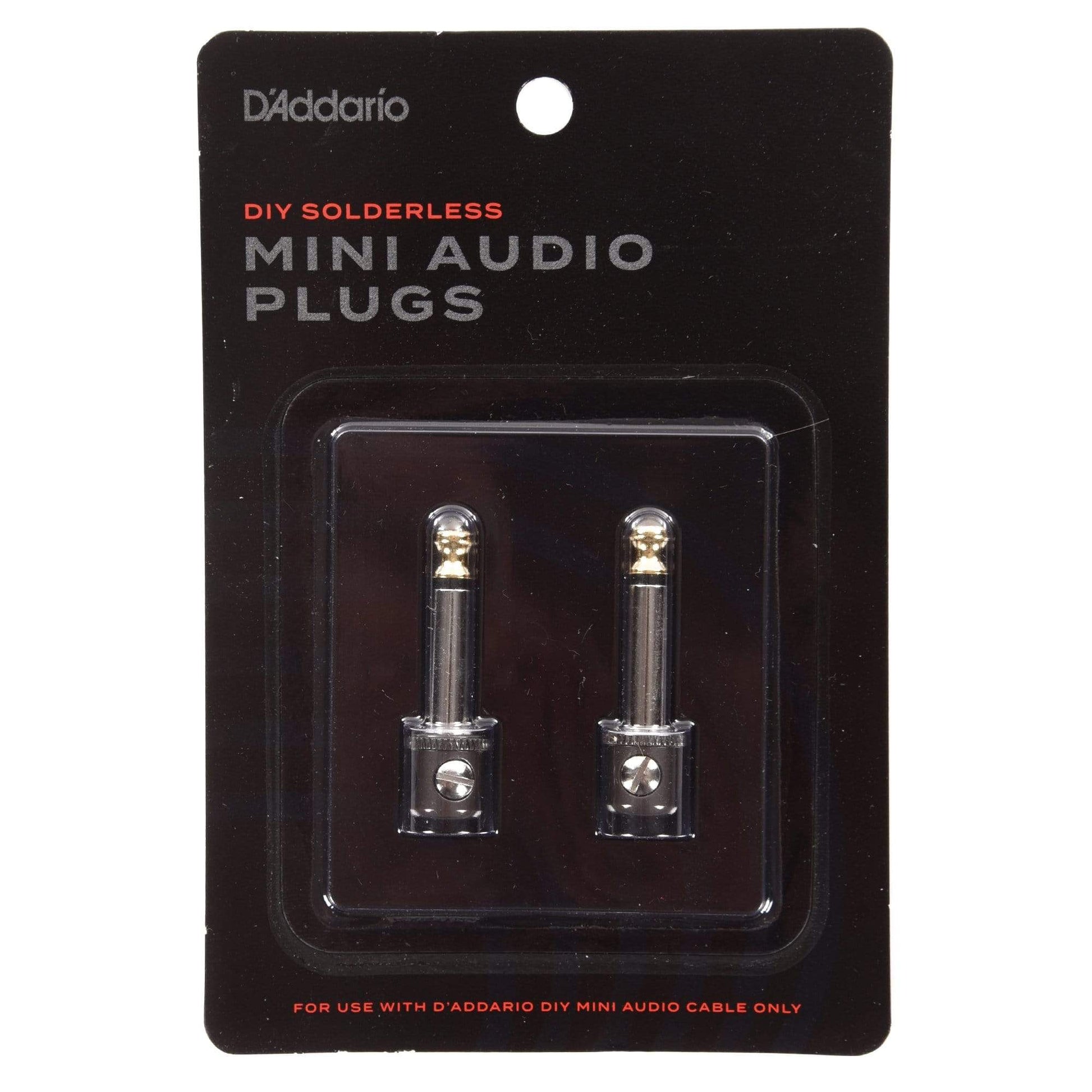 D'Addario 1/4" Mini Plug 2-Pack Accessories / Cables