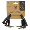 D'Addario Classic Series Right Angle 6 Inch Patch Cable (3 Pack) Accessories / Cables
