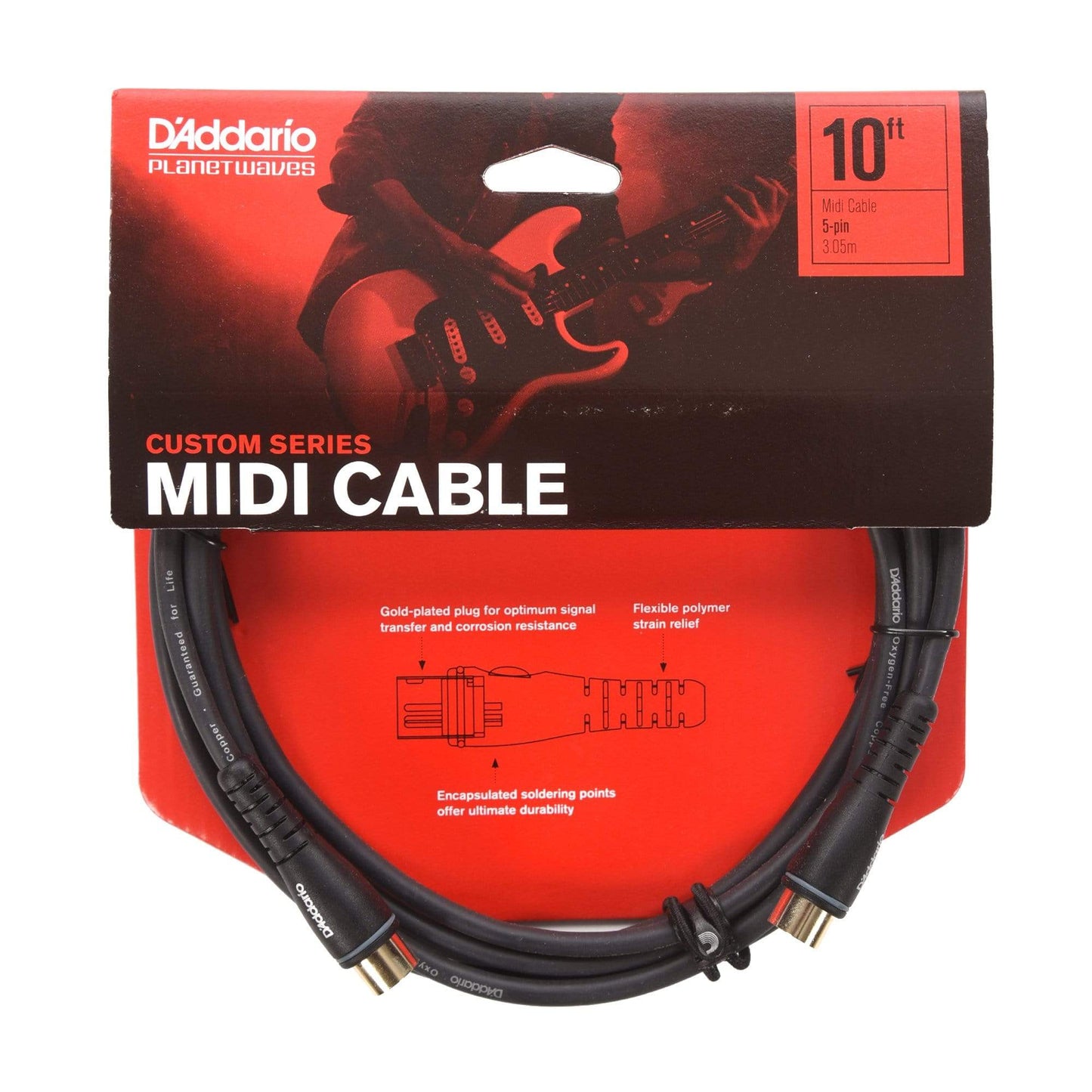D'Addario Custom MIDI Cable 10' Accessories / Cables