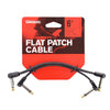 D'Addario Flat Patch Cable 6" Right Angle Twin Pack Accessories / Cables