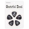 D'Addario Grateful Dead Icons Black Celluloid Medium 2 Pack (20) Bundle Accessories / Picks