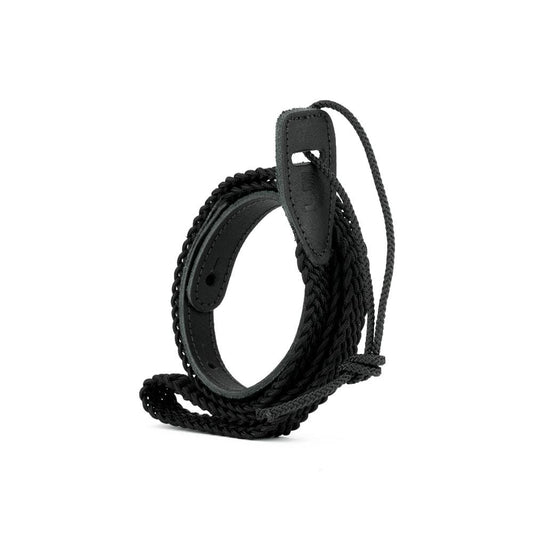 D'Addario 1" Braided Mandolin Strap Black Accessories / Straps