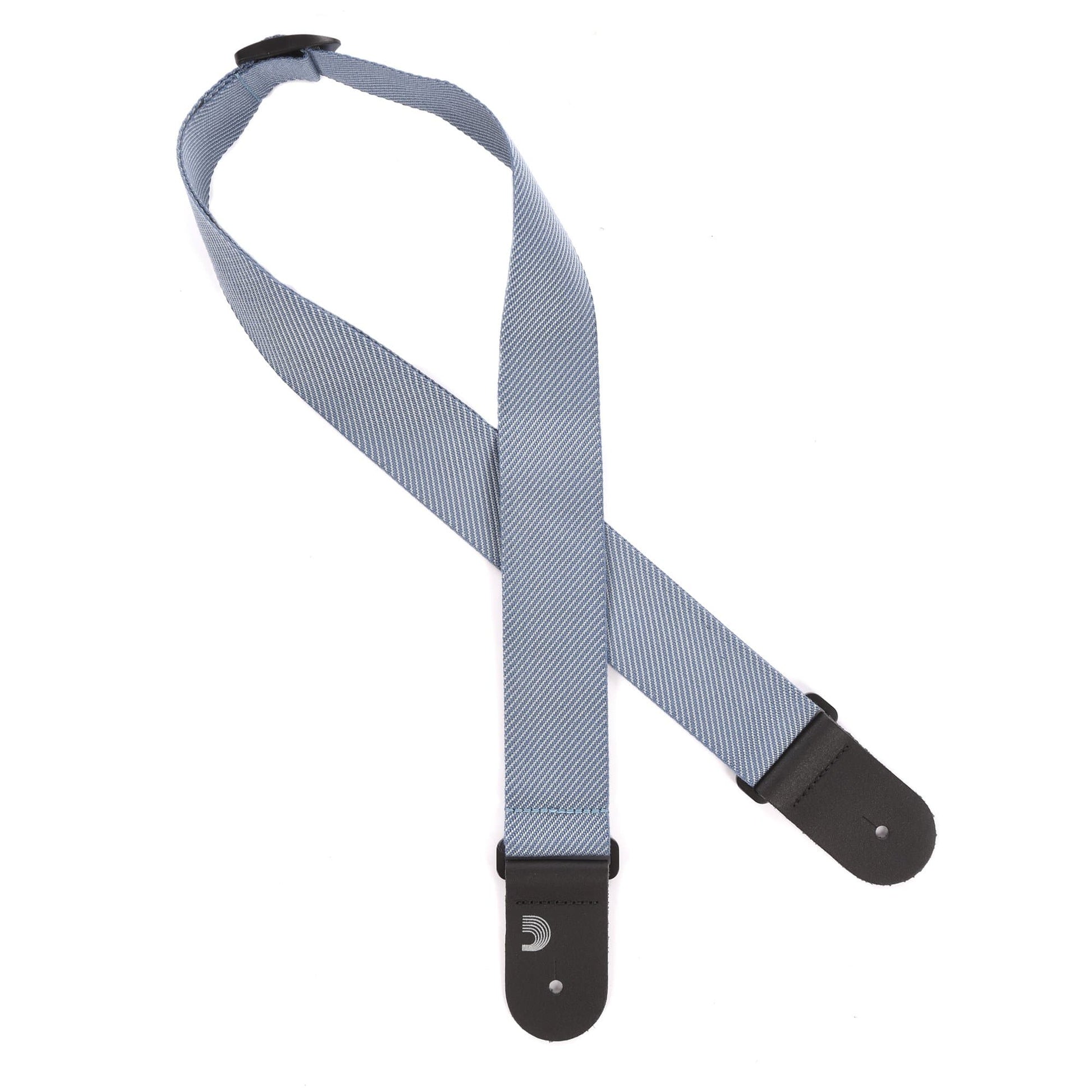 D'Addario Classic Tweed Guitar Strap Blue Accessories / Straps