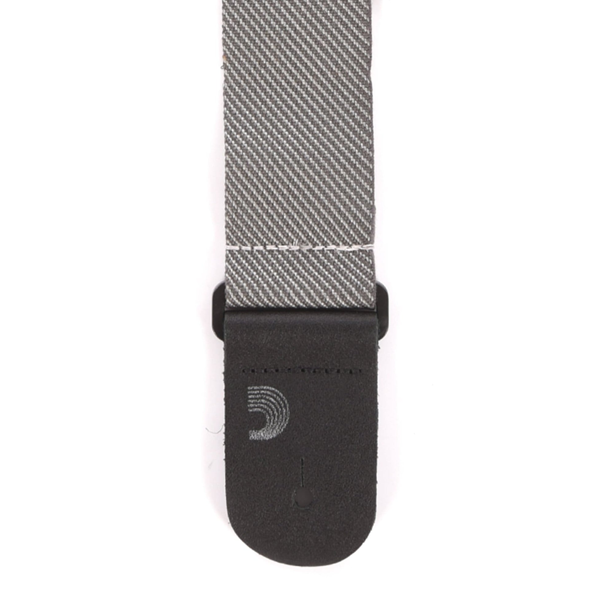 D'Addario Classic Tweed Guitar Strap Grey Accessories / Straps