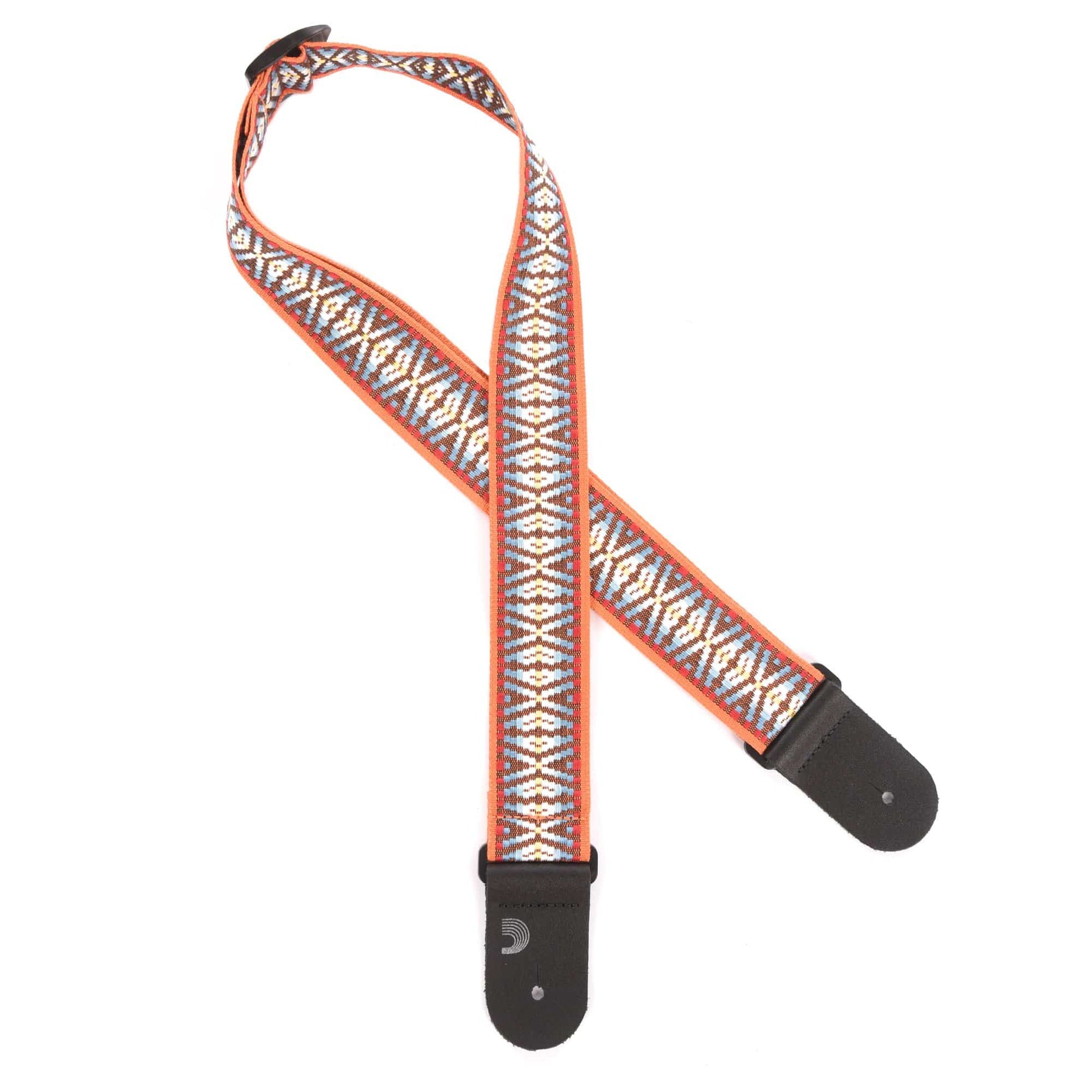 D'Addario Sunrise Hootenanny Woven Guitar Strap Accessories / Straps