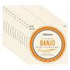 D'Addario J61 Banjo Nickel Wound 10-23 Medium 12 Pack Bundle Accessories / Strings / Banjo Strings
