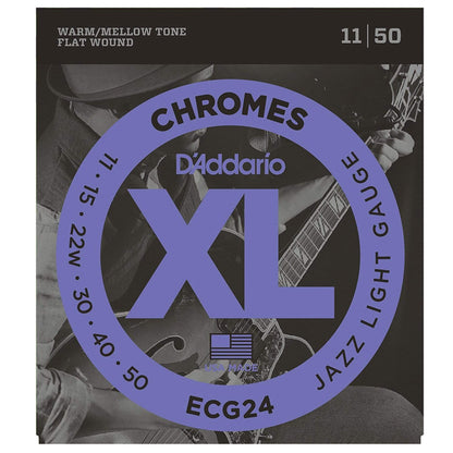 D'Addario ECG24 Chromes Ribbon Wound 11-50 (3 Pack Bundle) Accessories / Strings / Guitar Strings