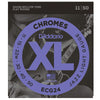 D'Addario ECG24 Chromes Ribbon Wound 11-50 (6 Pack Bundle) Accessories / Strings / Guitar Strings