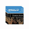 D'Addario EJ16 Acoustic Phosphor Bronze Light 12-53 3 Pack Bundle Accessories / Strings / Guitar Strings