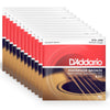 D'Addario EJ17 Acoustic Phosphor Bronze Medium 13-56 12 Pack Bundle Accessories / Strings / Guitar Strings