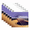 D'Addario EJ26-3D 3-Pack Phosphor Bronze Custom Light 10-52 6 Pack Bundle Accessories / Strings / Guitar Strings