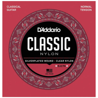 D'Addario EJ27N Classic Nylon Strings Normal Tension Accessories / Strings / Guitar Strings