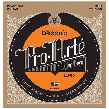 D'Addario EJ43 Pro-Arte Light Tension Silver Accessories / Strings / Guitar Strings