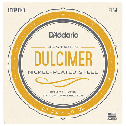 D'Addario EJ64 4-String Dulicmer Loop End 12-22 Accessories / Strings / Guitar Strings