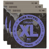 D'Addario EPN115 Pure Nickel Electric 11-48 Blues/Jazz Rock (3 Pack Bundle) Accessories / Strings / Guitar Strings