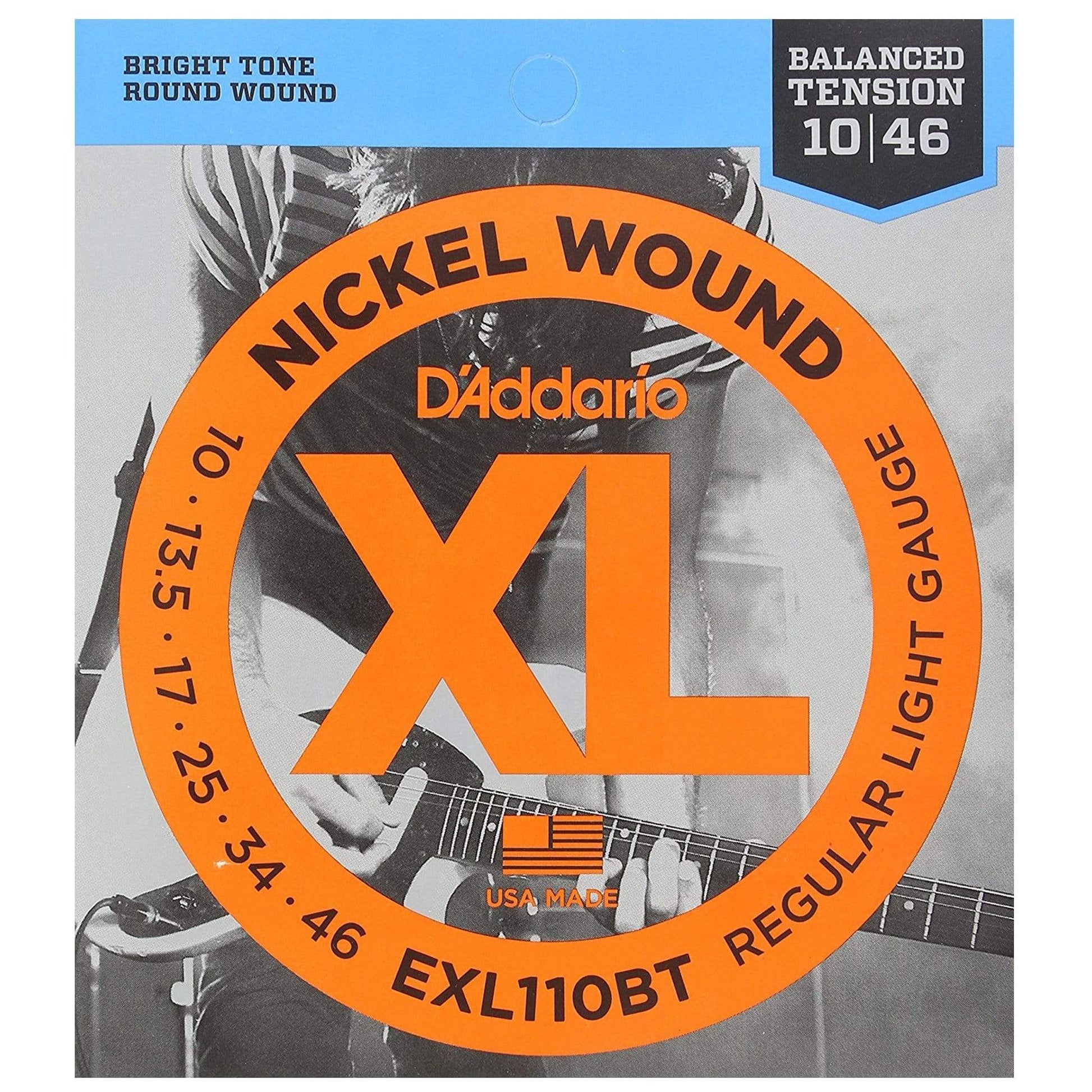 D'Addario EXL110BT Balanced Tension Electric 10-46 Regular Light (3 Pack Bundle) Accessories / Strings / Guitar Strings