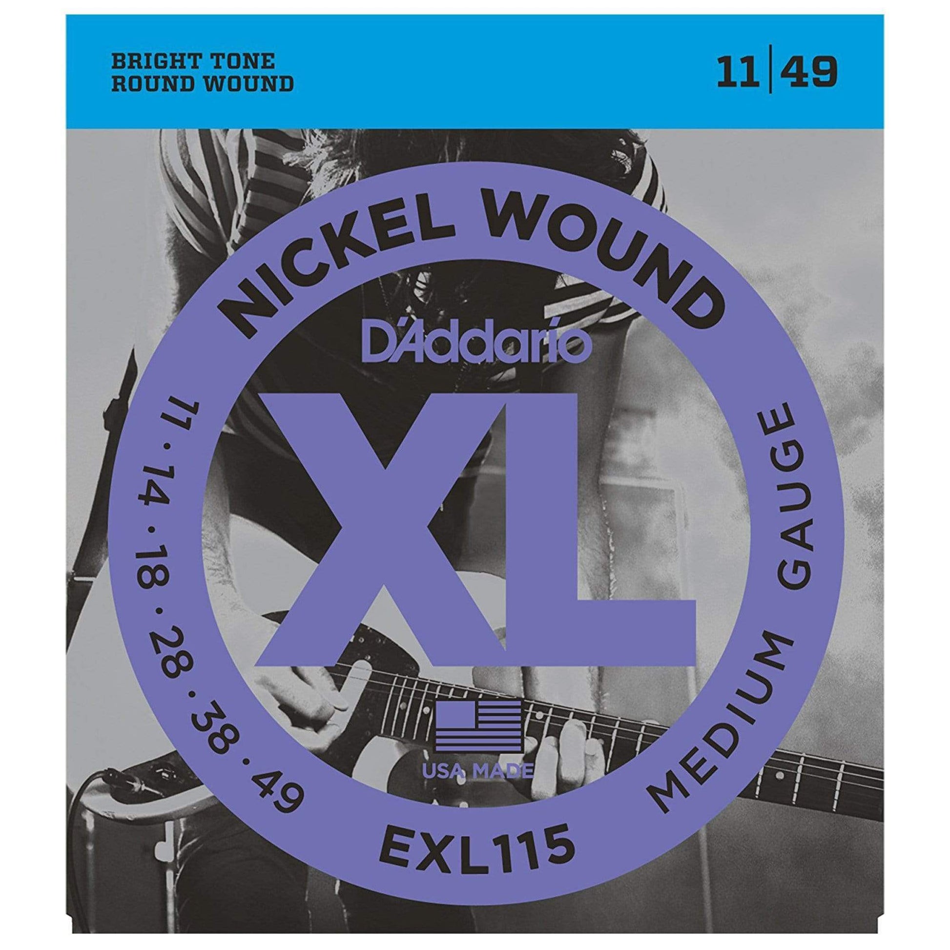 D'Addario EXL115 Electric 11-49 (12 Pack Bundle) Accessories / Strings / Guitar Strings