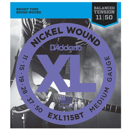 D'Addario EXL115BT Balanced Tension Electric 11-50 Medium (12 Pack Bundle) Accessories / Strings / Guitar Strings