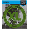 D'Addario EXL117 Electric Medium Top/Extra Heavy Bottom 11-56 (12 Pack Bundle) Accessories / Strings / Guitar Strings