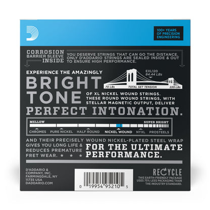 D'Addario EXL120-10P Electric Super Light 9-42 10-Pack Accessories / Strings / Guitar Strings