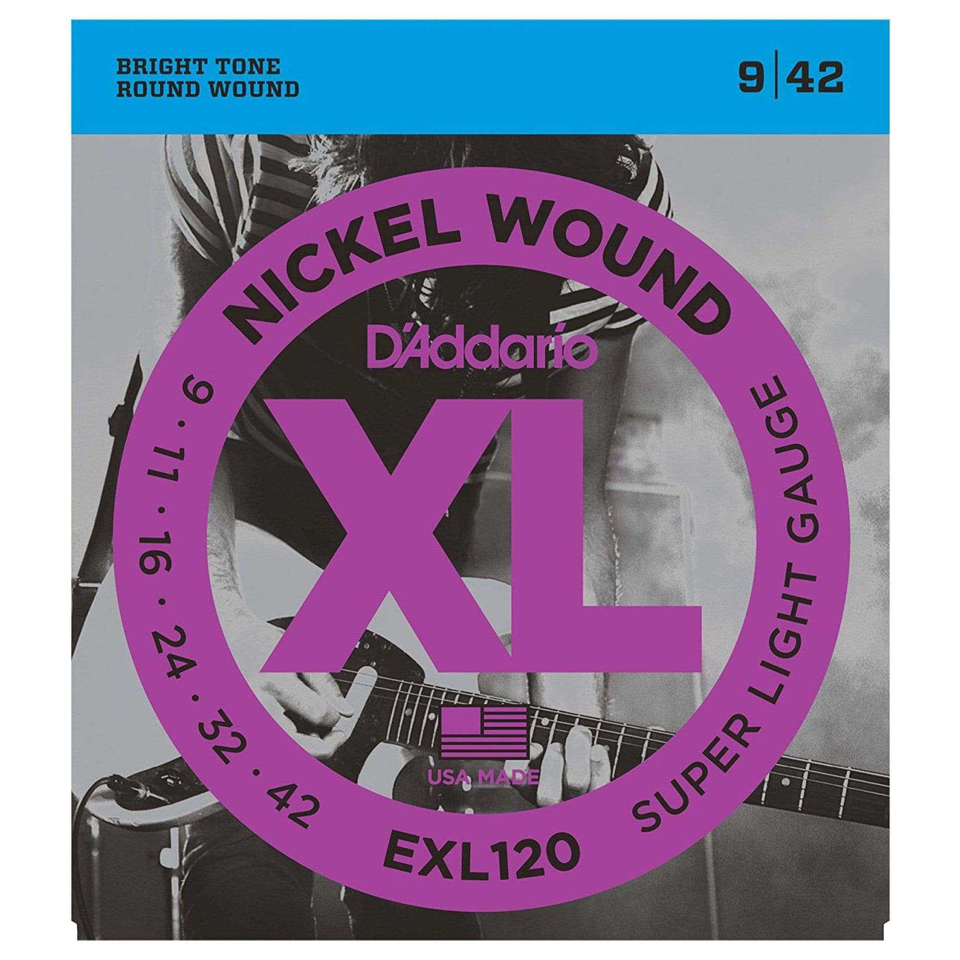 D'Addario EXL120 Electric 9-42 (3 Pack Bundle) Accessories / Strings / Guitar Strings