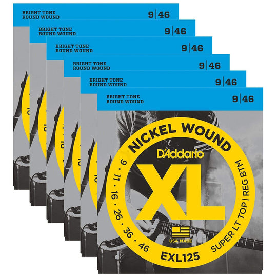D'Addario EXL125 Electric 9-46 (6 Pack Bundle) Accessories / Strings / Guitar Strings